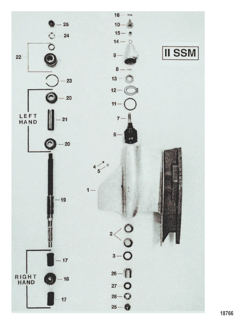 GEAR HOUSING ASSEMBLY (PROPSHAFT) (II SSM)