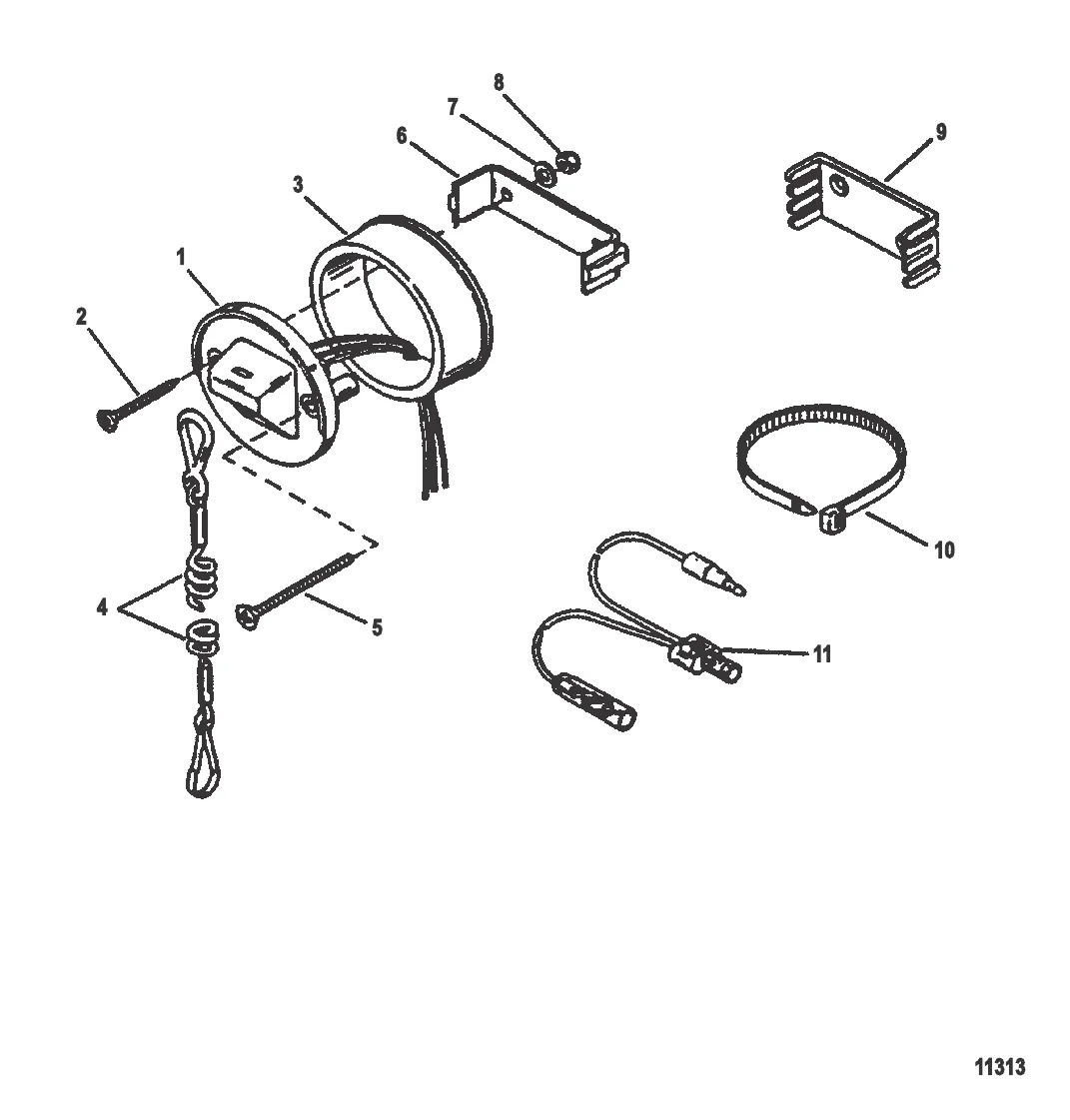 Комплект переключателя с тросовым управлением