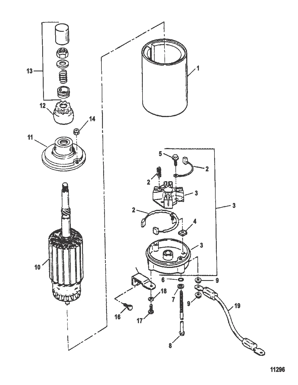 Стартер в сборе (50-819968--1)