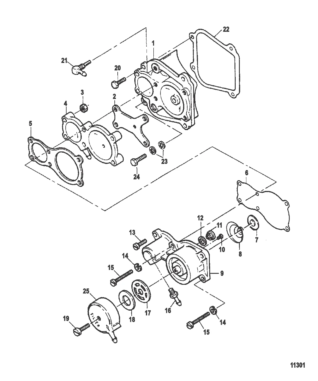 Топливный насос в сборе