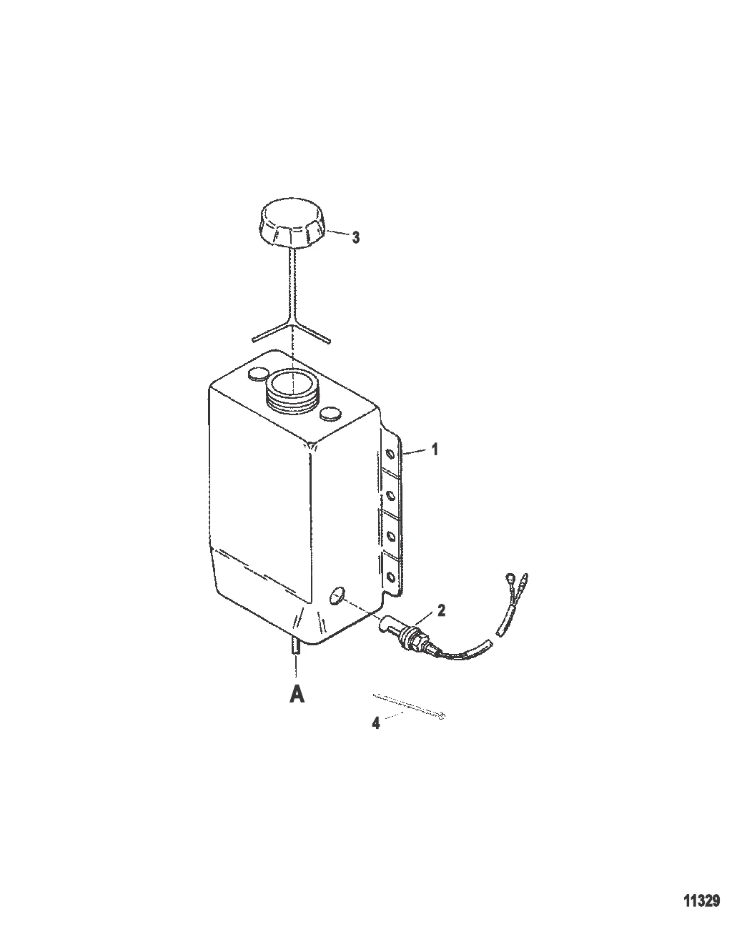 Масляный бак в сборе