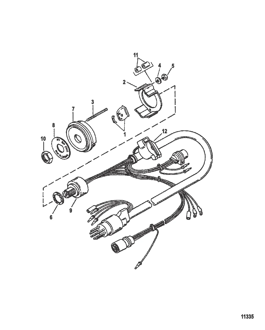 Замок зажигания в сборе