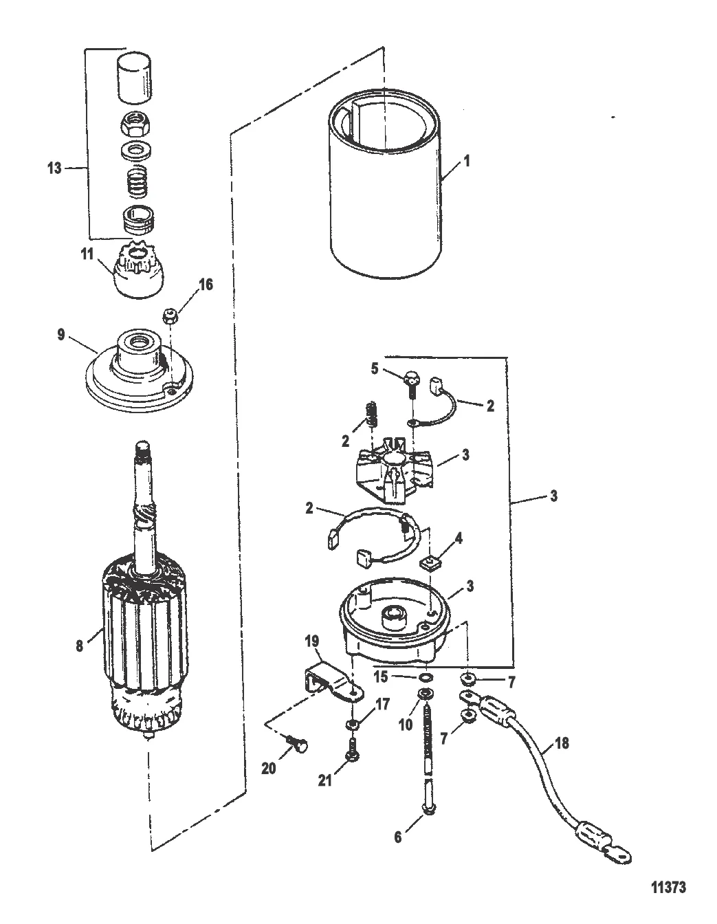Стартер в сборе