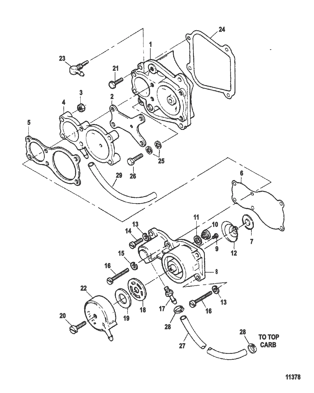 Топливный насос в сборе