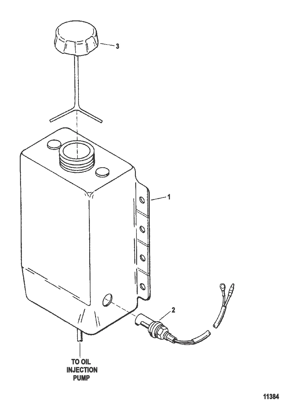 Масляный бак в сборе