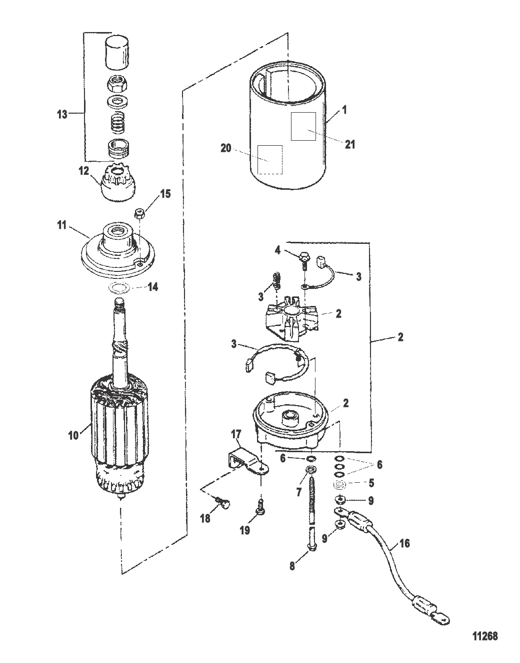 Стартер в сборе (50-819968--1)