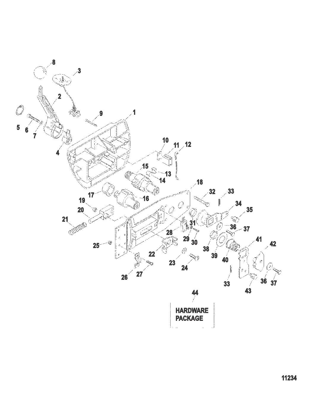 Блок ДУ в сборе (802755)