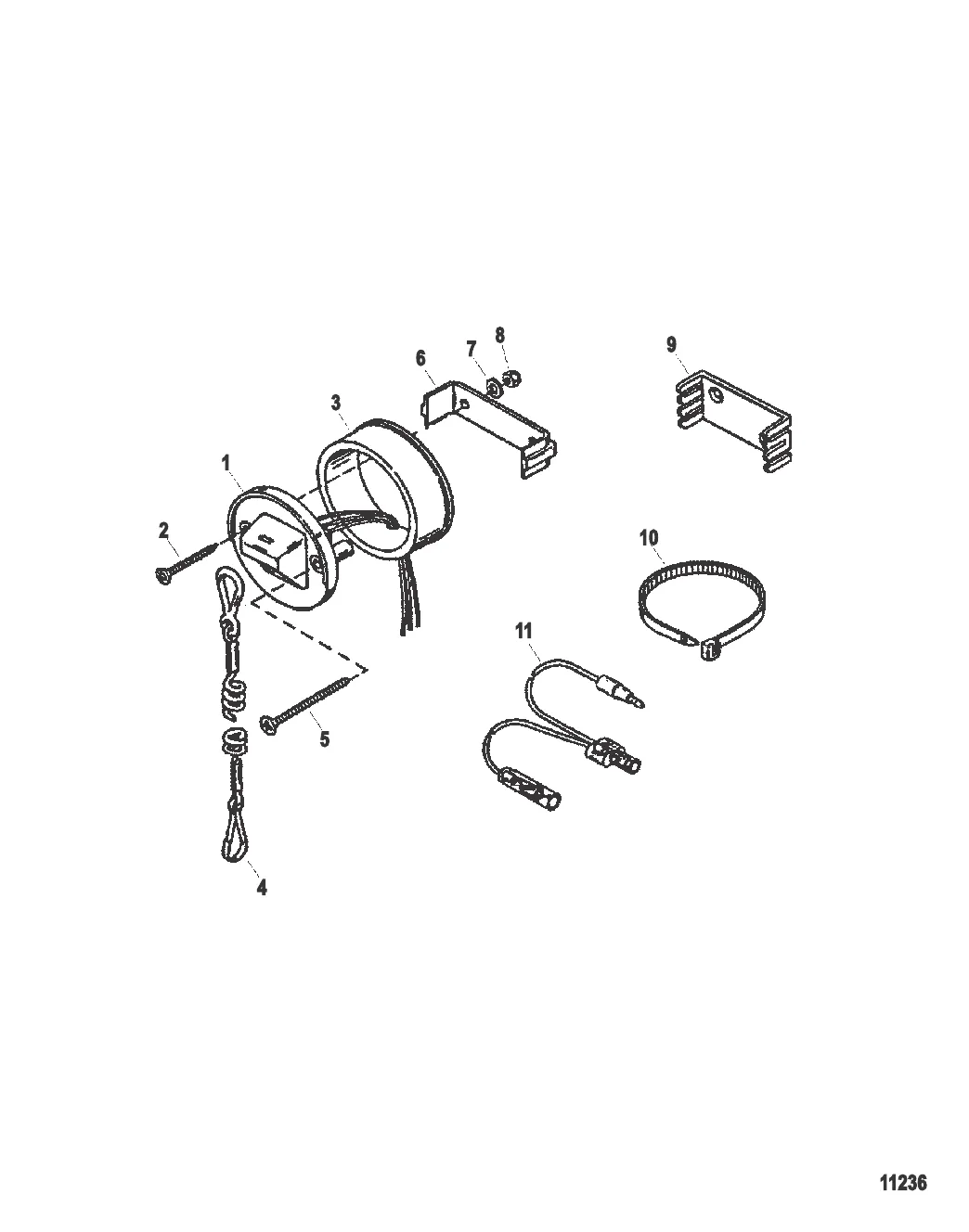 Комплект переключателя с тросовым управлением