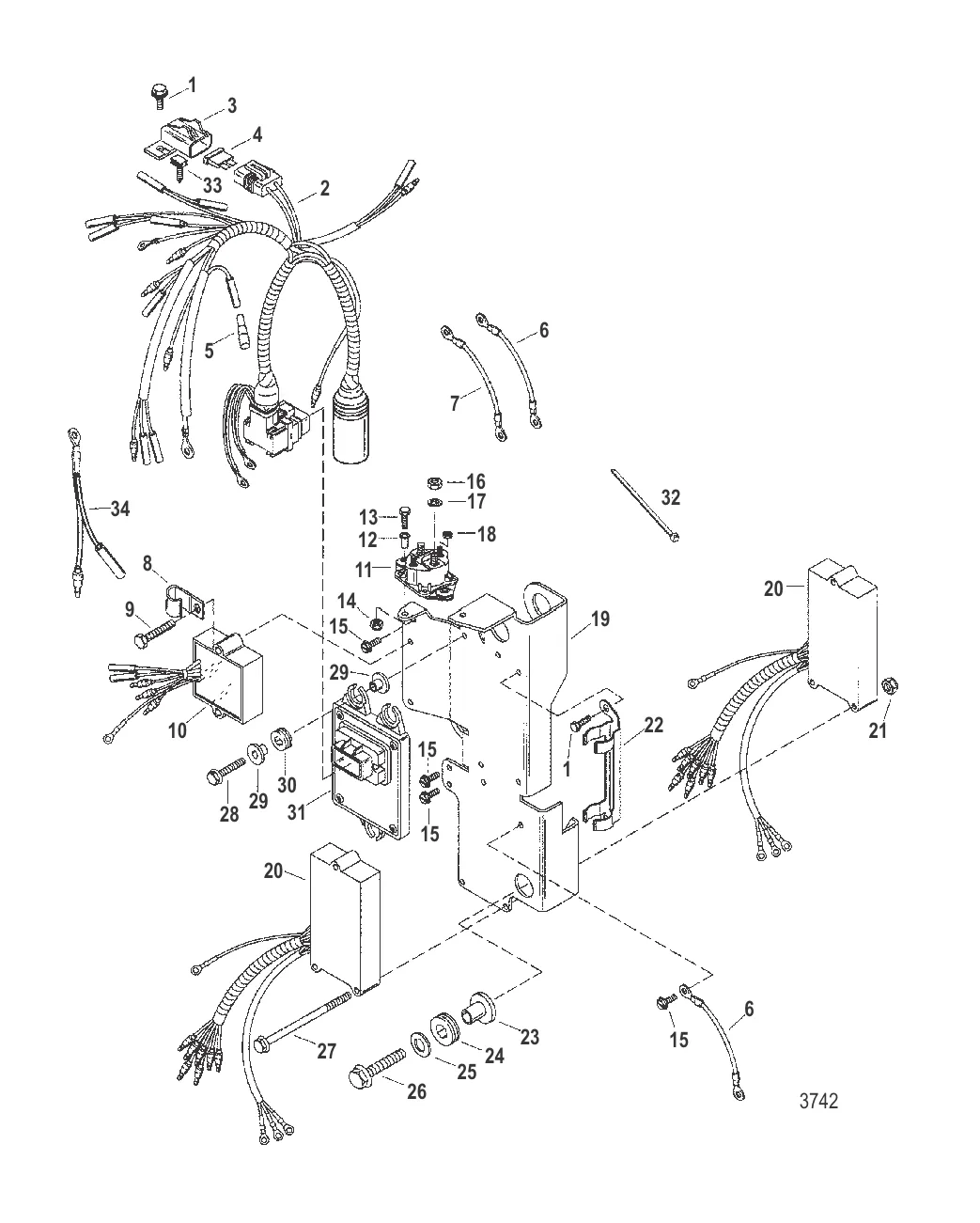Электрические компоненты (Зажигание)