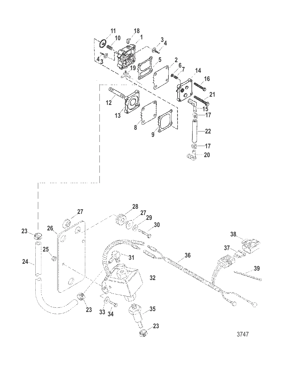 Топливный насос в сборе
