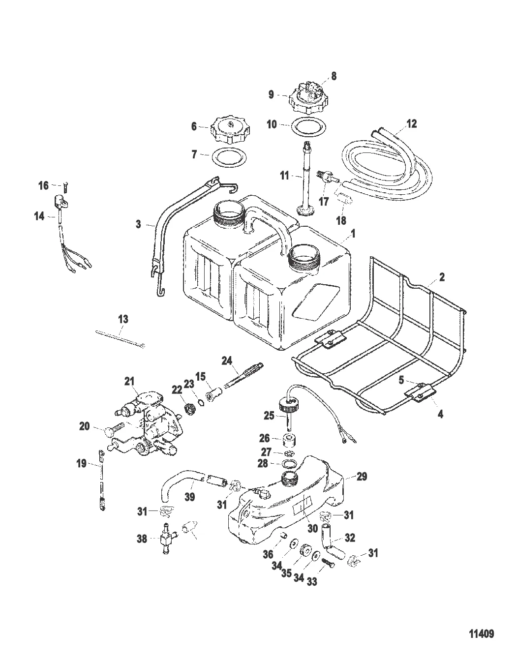 Компоненты системы впрыскивания масла