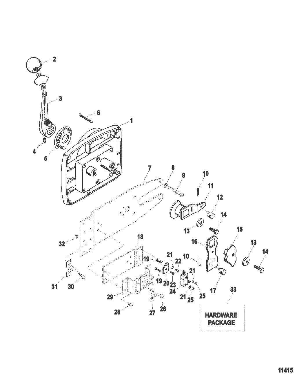Блок ДУ в сборе (850696)
