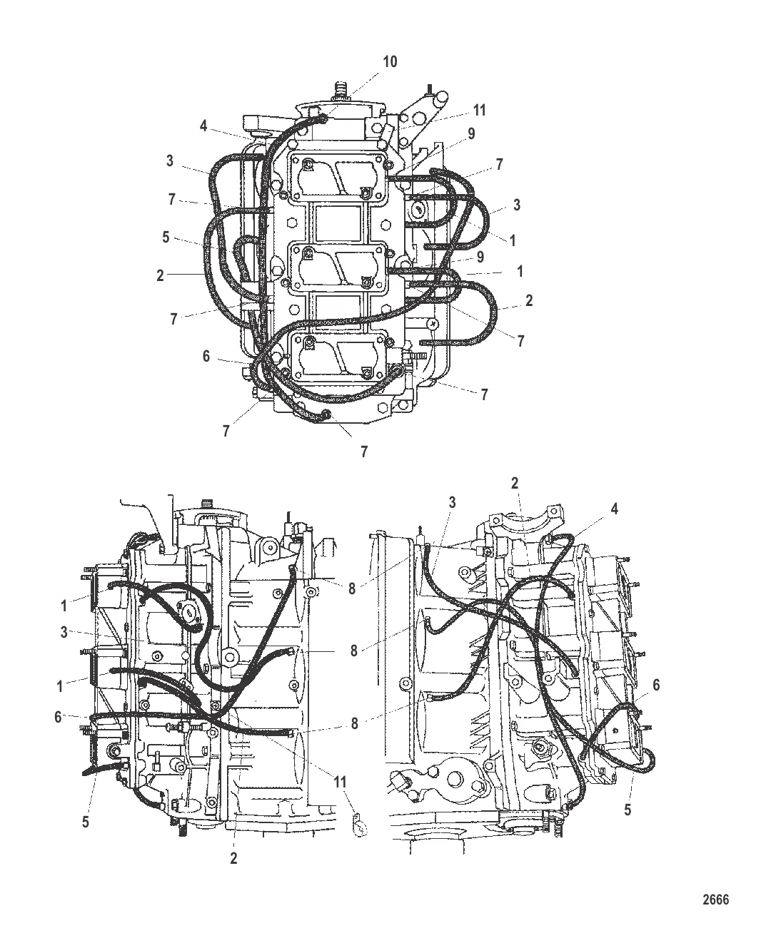 Система слива масла