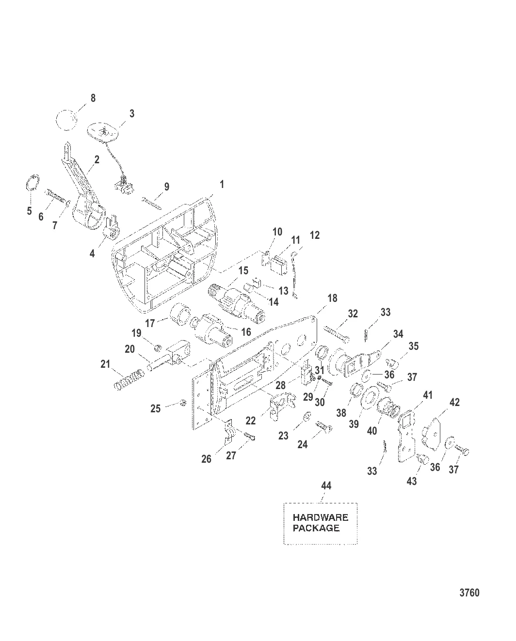 Блок ДУ в сборе (802755)