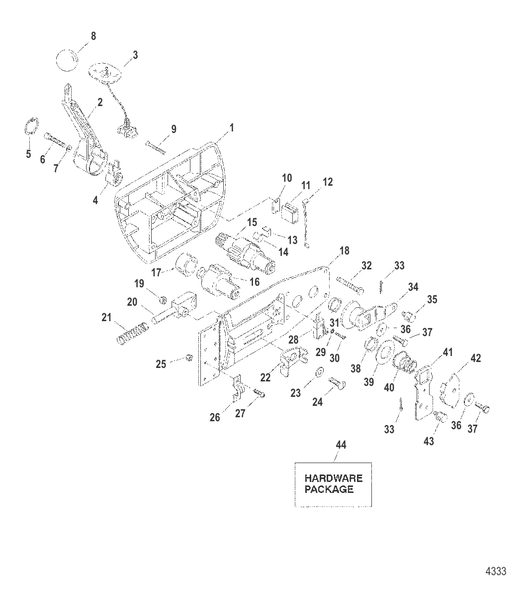 Блок ДУ в сборе (802755)
