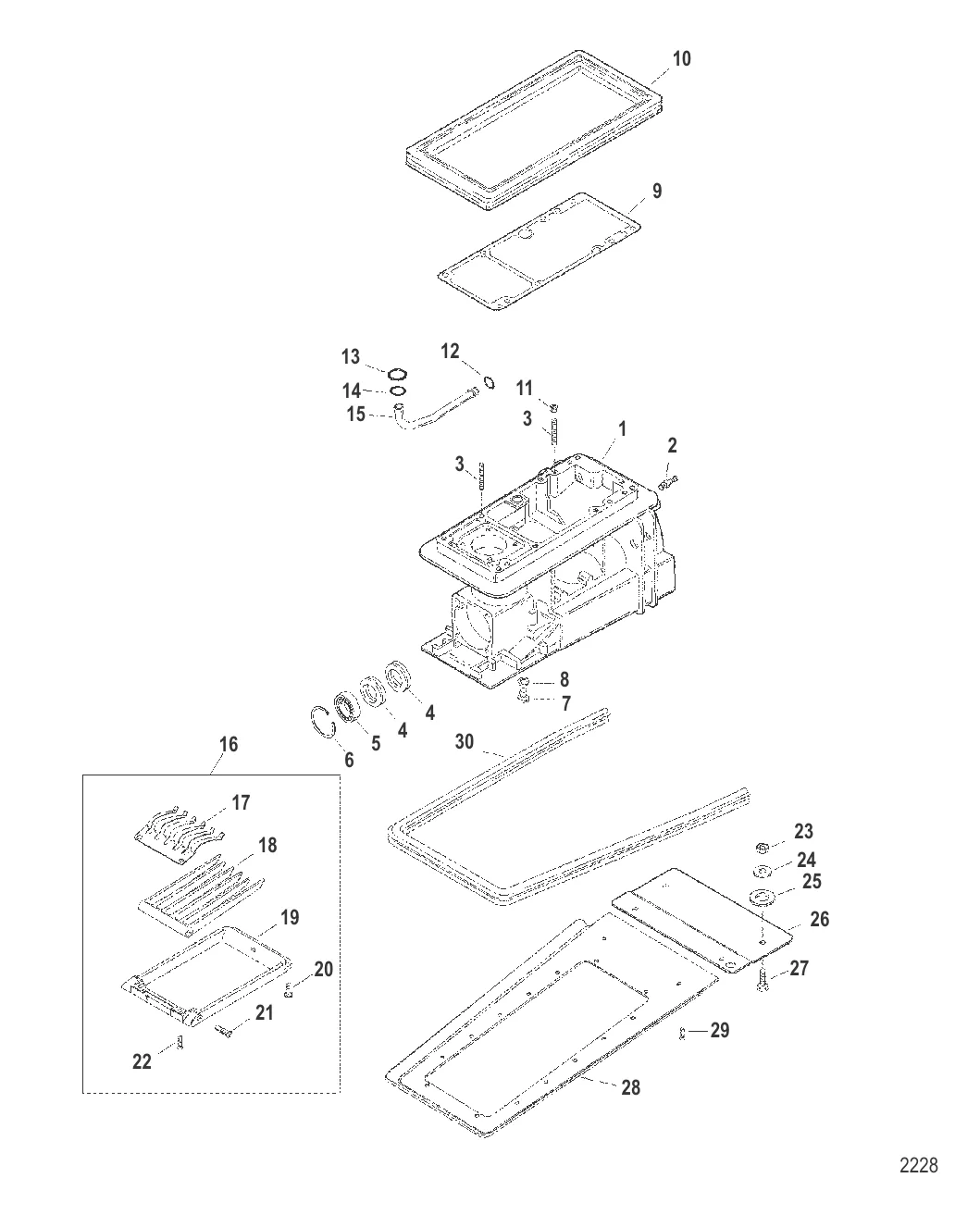 Компоненты корпуса водометного привода