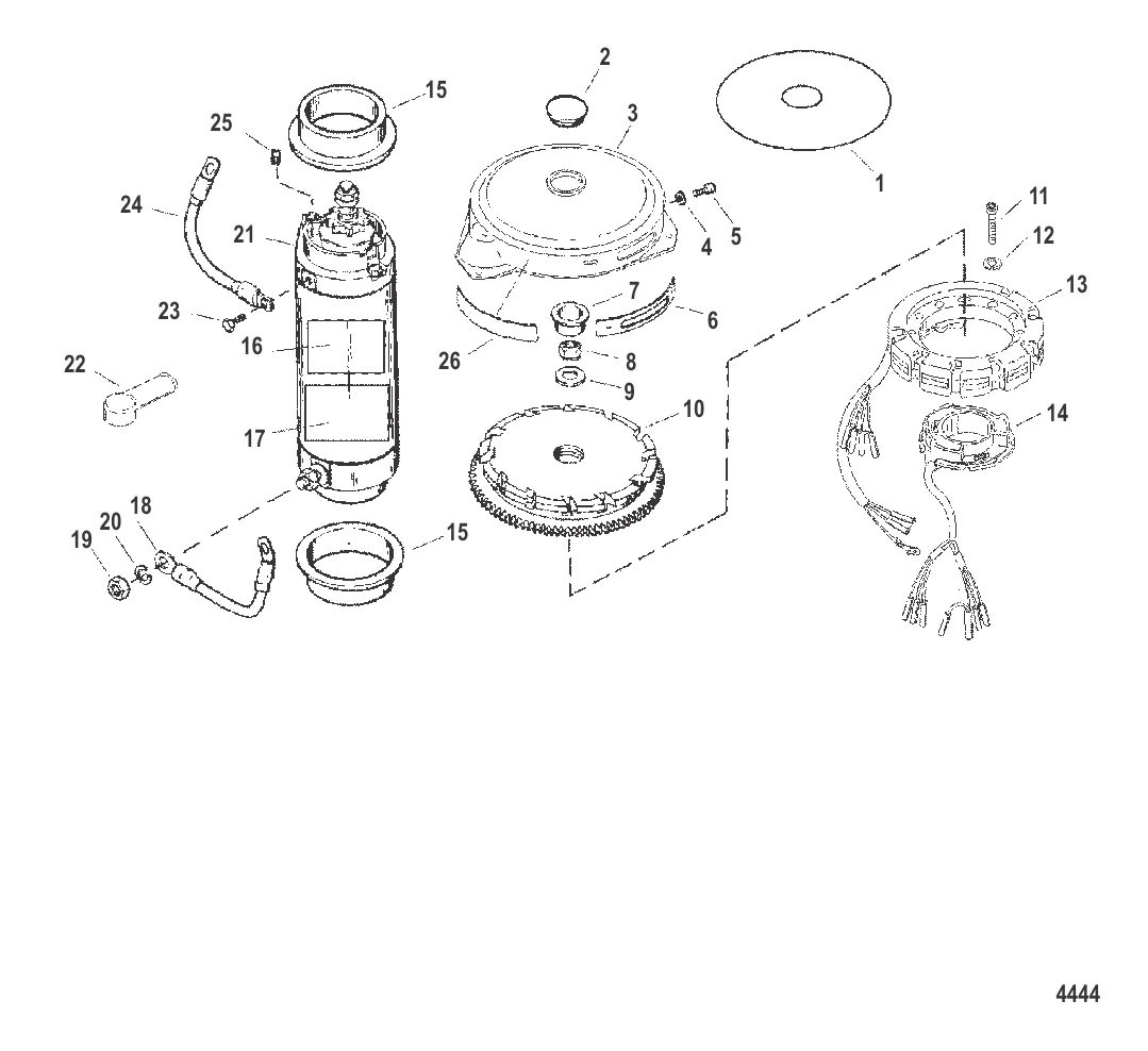 Электрические компоненты (Маховик / стартер)