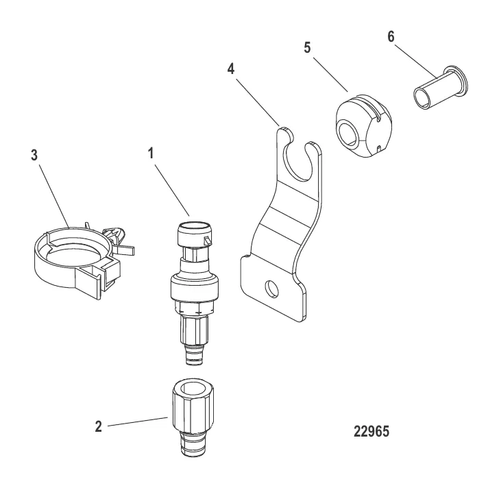 Датчик Пито в сборе (859210A 1)
