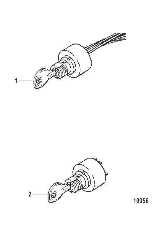 Таблица ключей – замок зажигания (Серии 89491 и 30431)