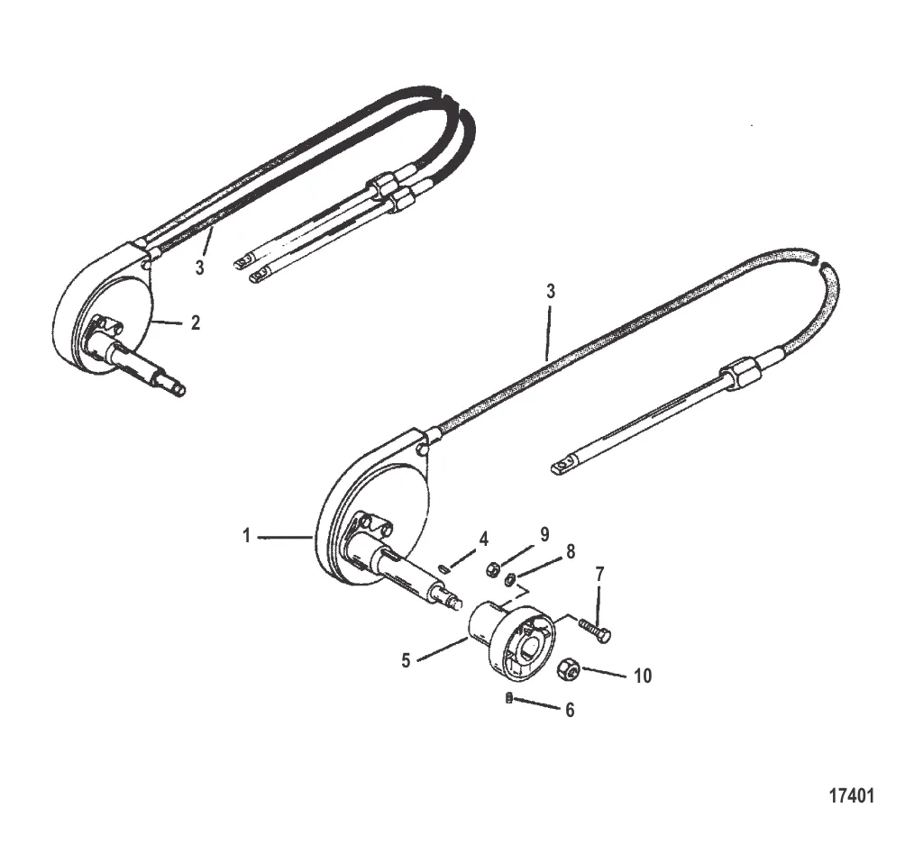 Система рулевого управления лопастного типа (44588A и 13762A)