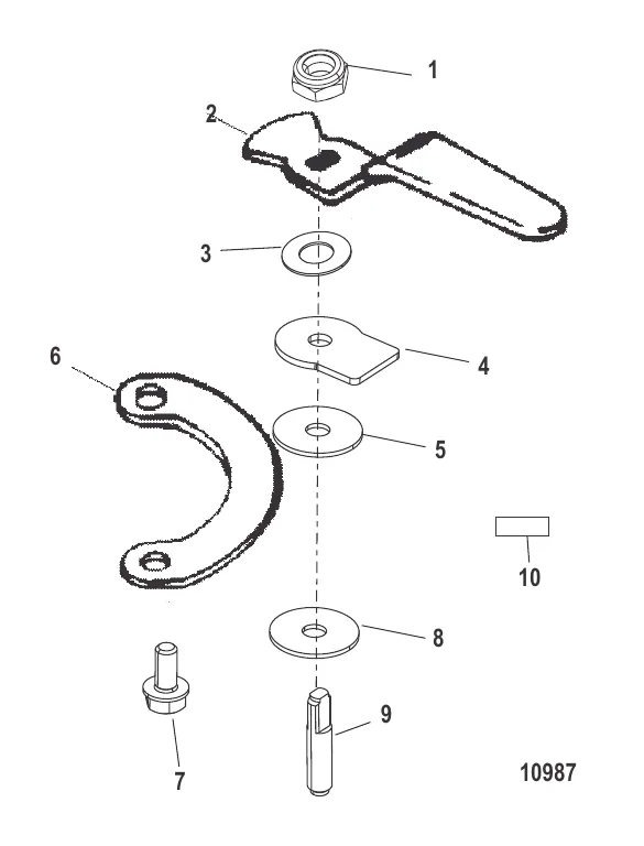 Комплект стабилизатора 6-15 л.с., 2-тактн. (831257A1)