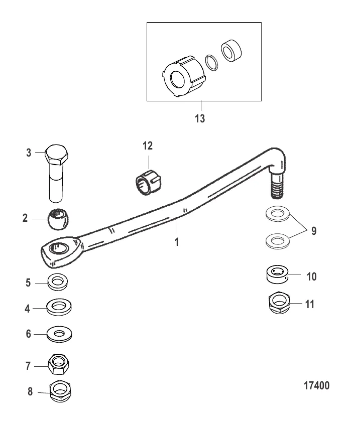 Комплект крепления (20C/25C/30C) (73693A7)