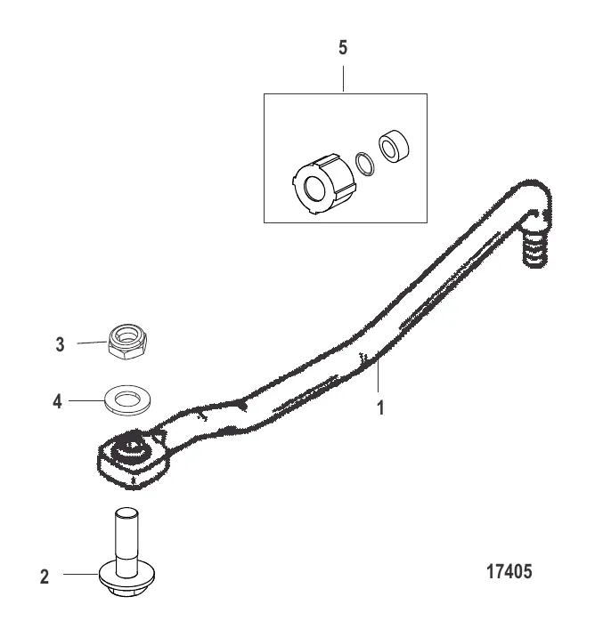Комплект крепления 25-60 л.с. (19609A3 и 19608A5)