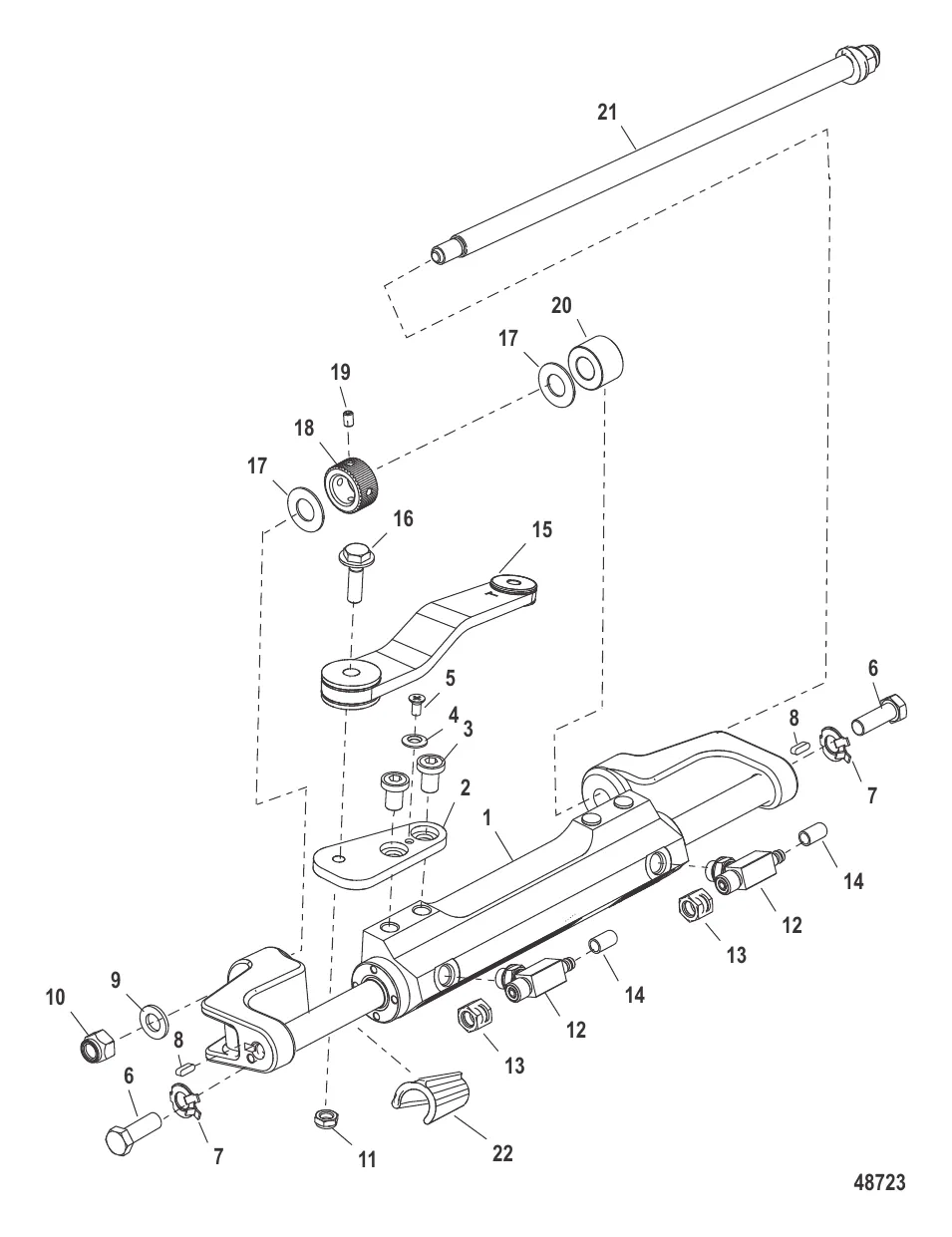 Цилиндр рулевого механизма в сборе – F150 (8M0058944)