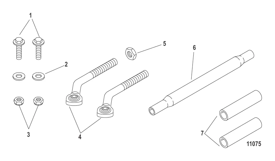 Комплект тяги – сдвоенный (889450A01)