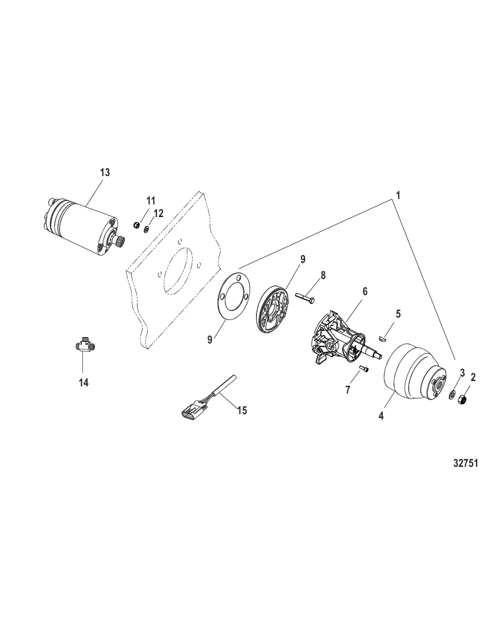 Комплект штурвала рулевого управления – наклонный сдвоенный (895818K12 и 895819K12)