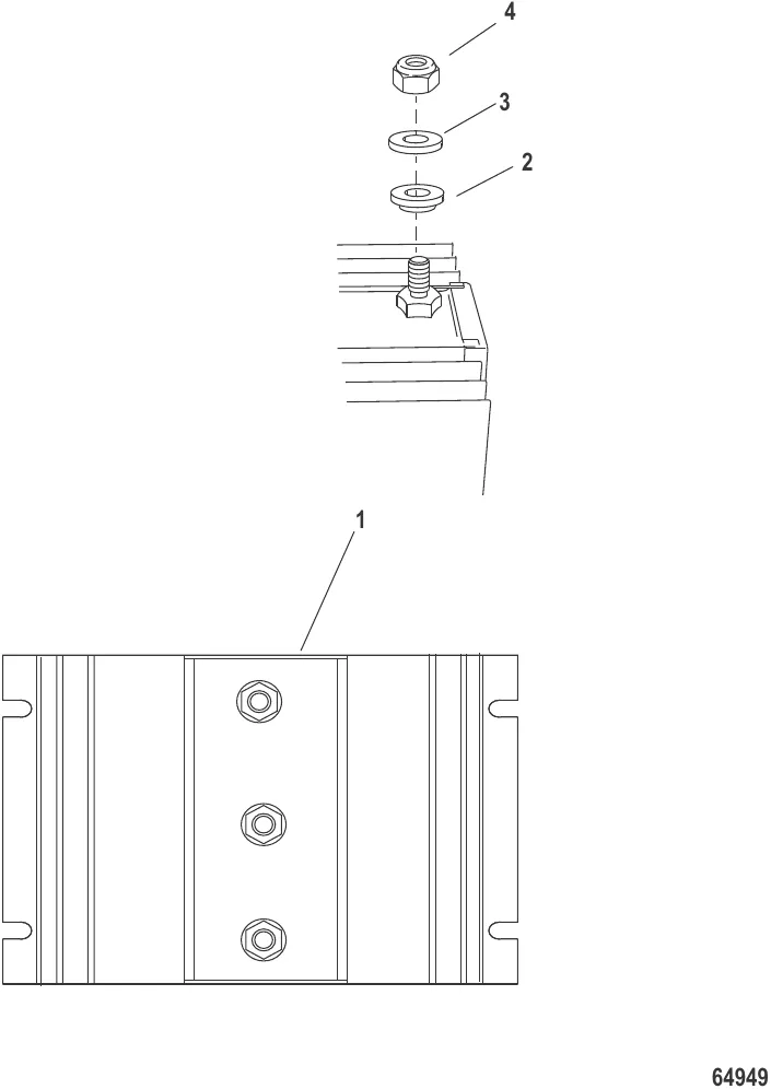Комплект блока объединения батарей – 80 A 8M0134380
