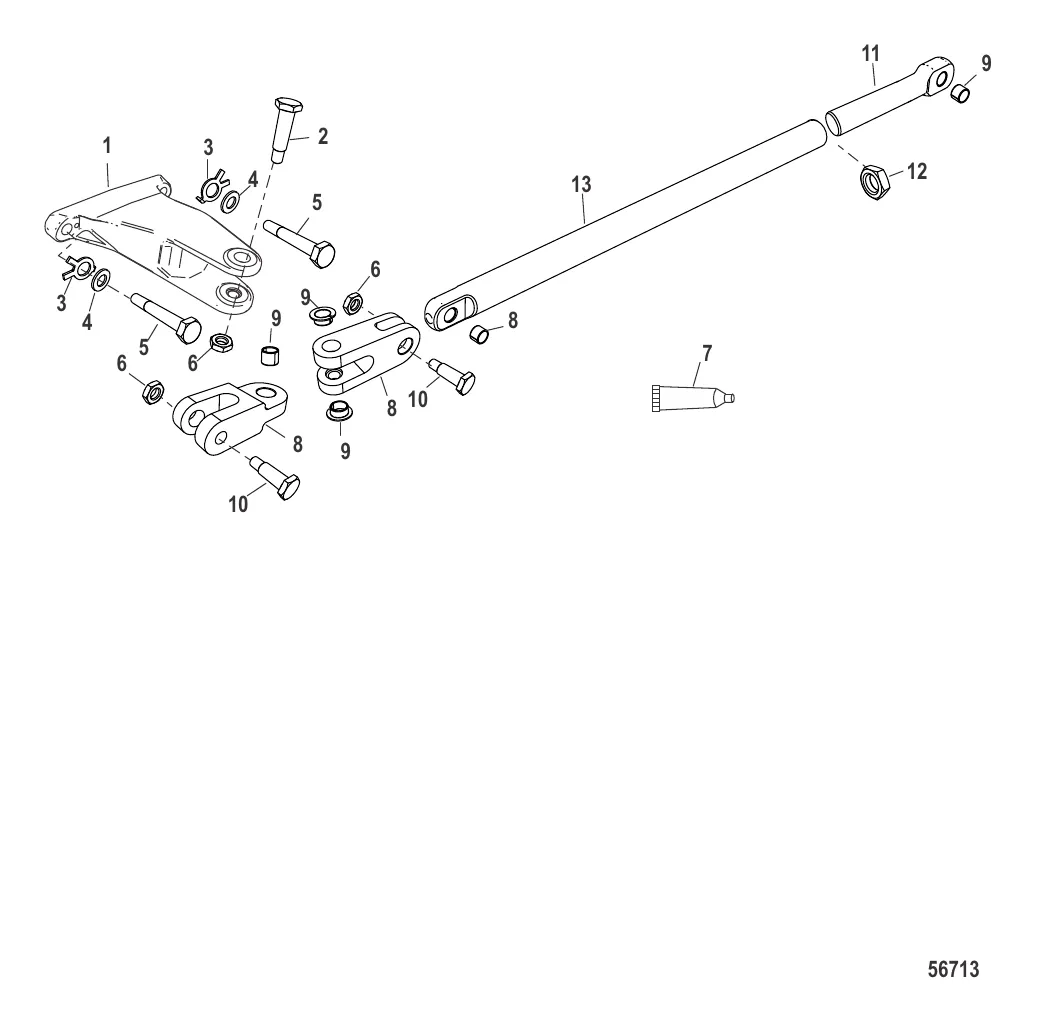 Комплект тяги – плюс один Усиленный (26.00-36.00")