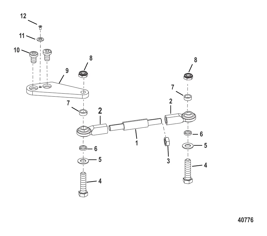 Комплект тяги – сдвоенный (892789Q22 -Q27) 26-36"
