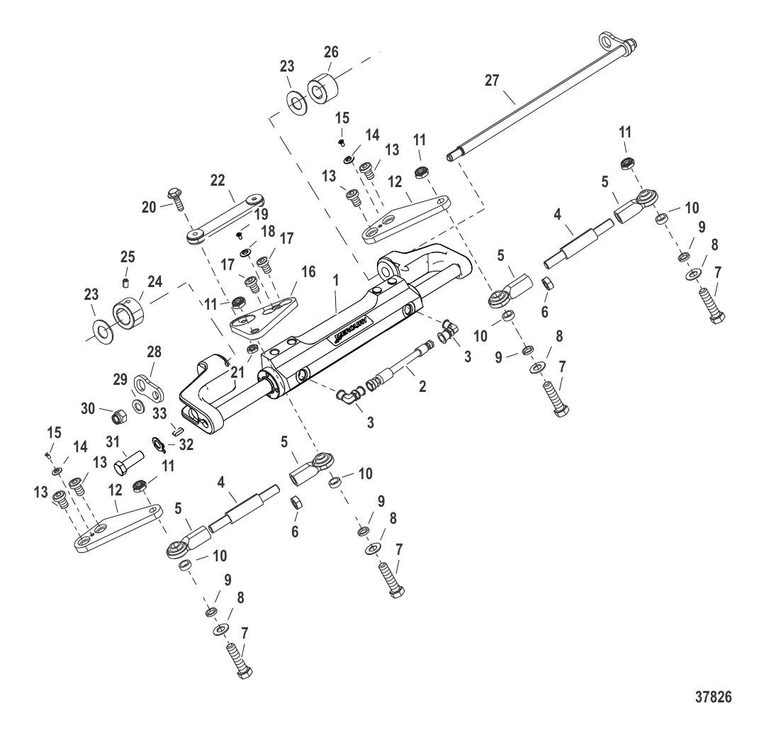 Комплект тяги – строенный (892789Q12 -Q14) 26-30"