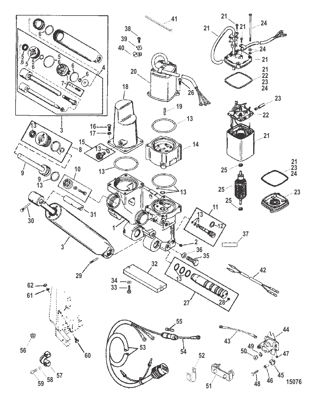 Комплект усилителя дифферента и наклона (818186A8)