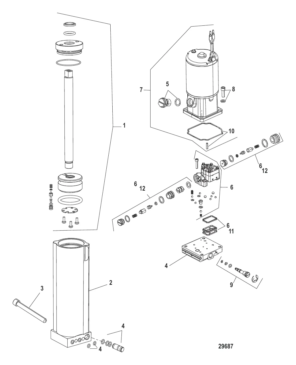 Насос/двигатель в сборе (881134T02)