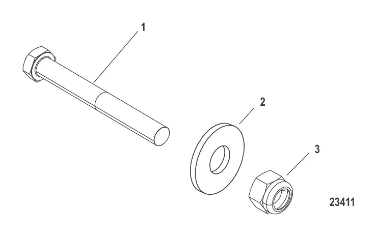 Комплект транцевых болтов