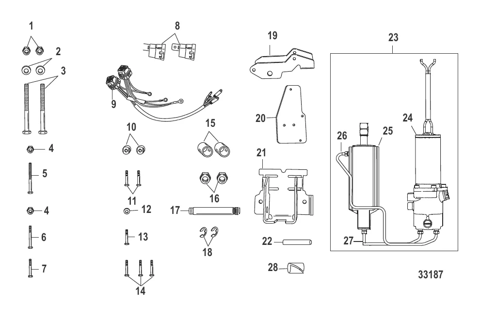 Power Trim Kit (850700A07)