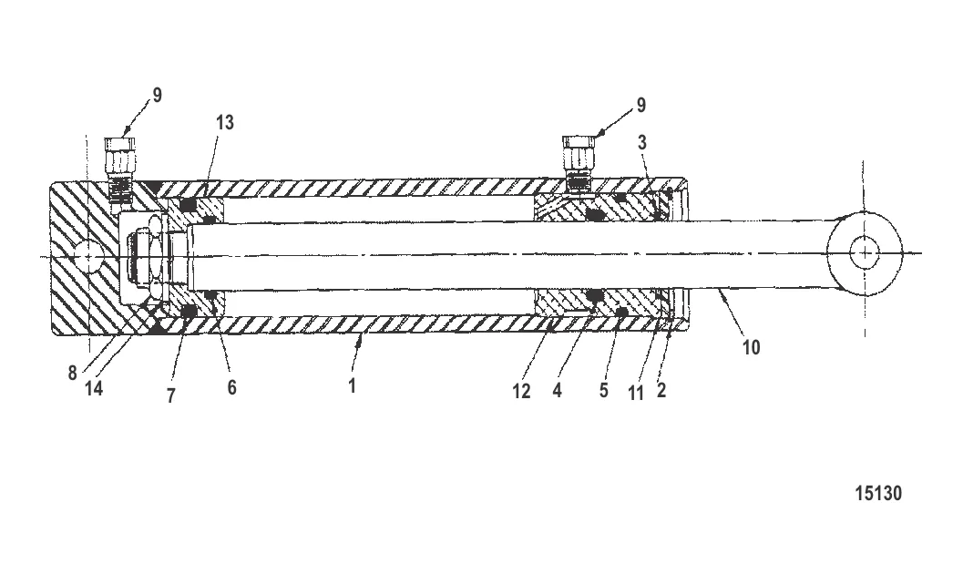 Цилиндр в сборе (843949A1)