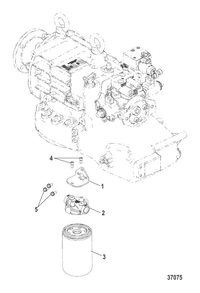 Гидравлический фильтр в сборе