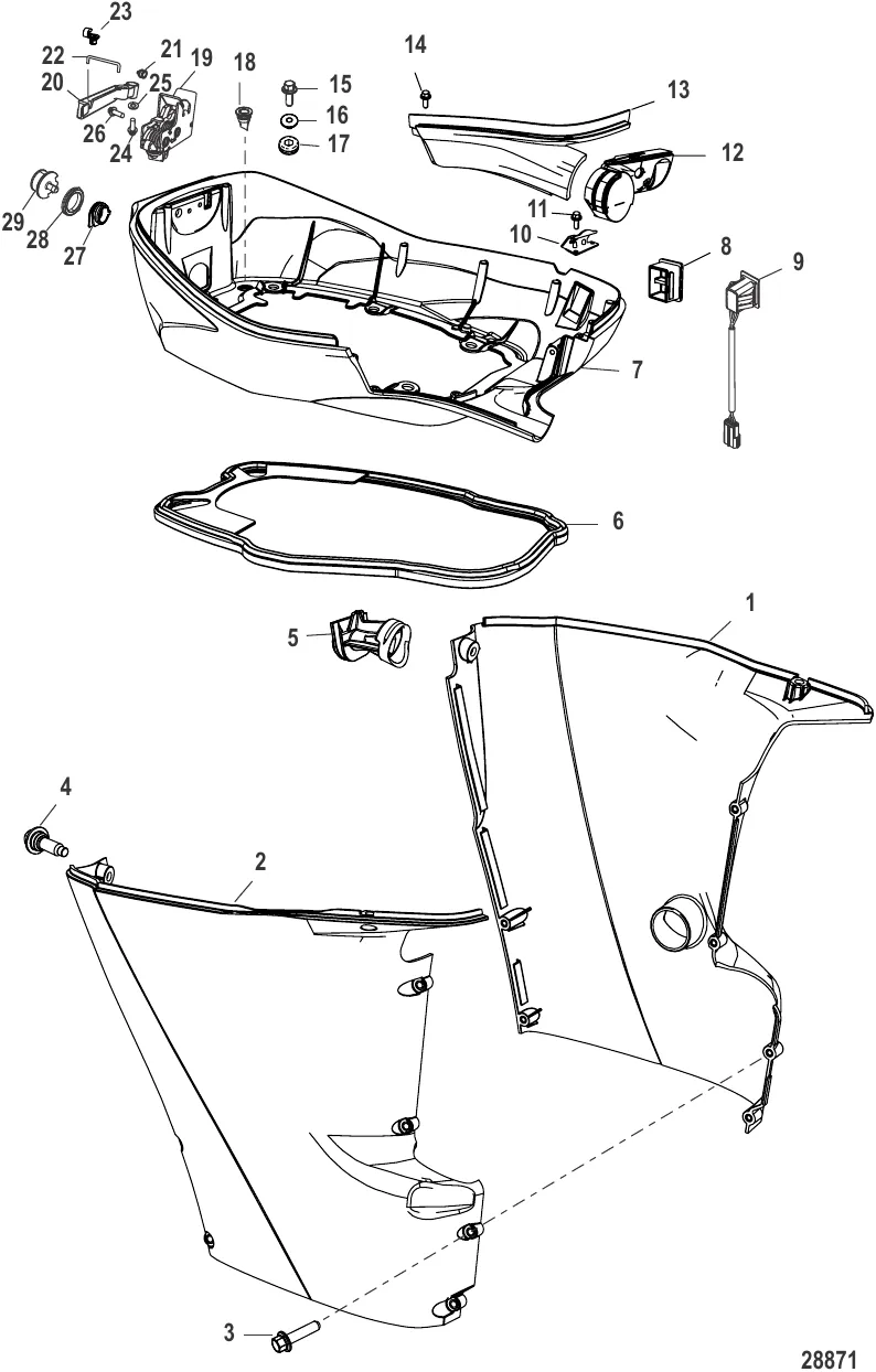 Нижний кожух