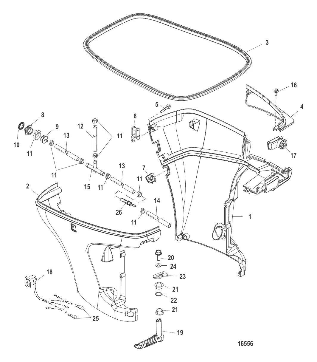 Нижний кожух