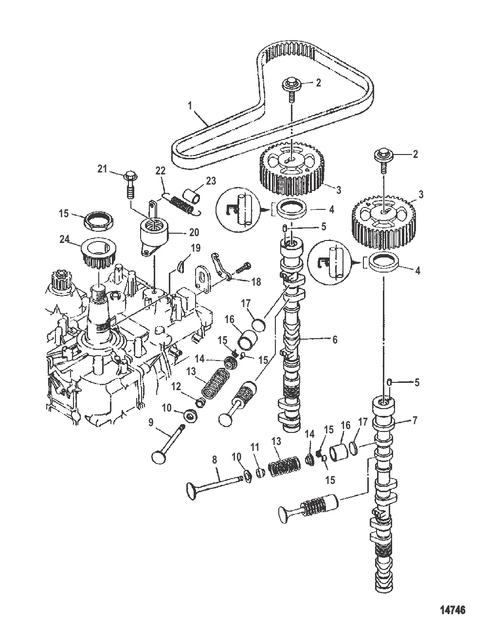 Впускной и выпускной клапан