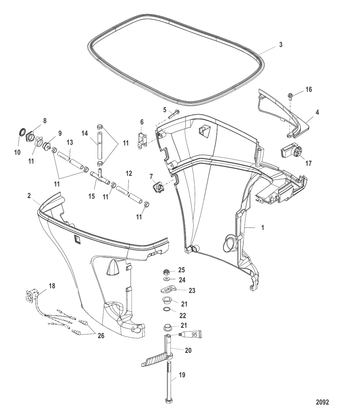 Нижний кожух