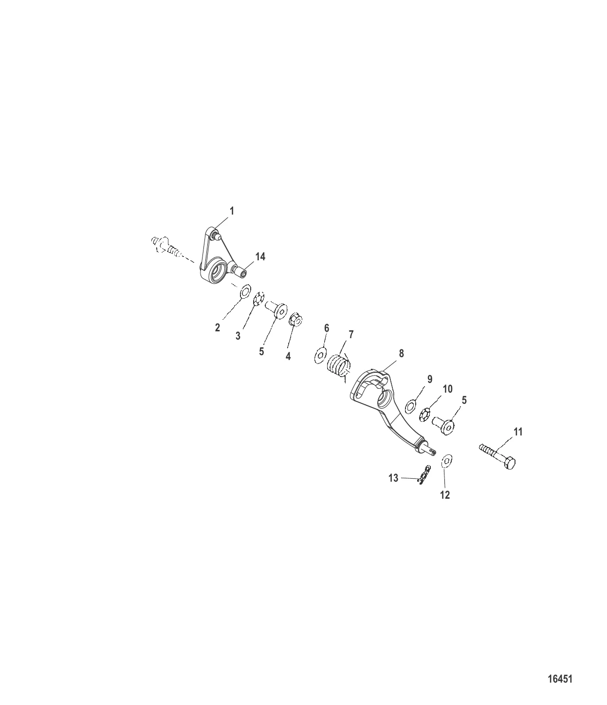 Рычаг газа и тяга