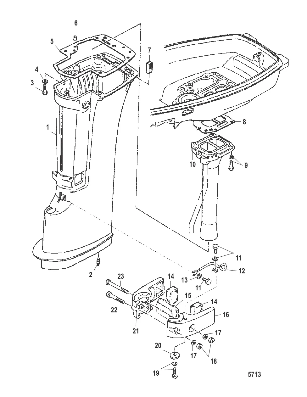 Корпус ведущего вала