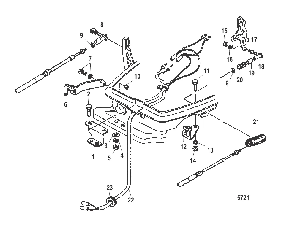 Комплект крепления ДУ