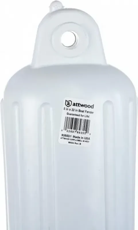 Attwood Кранец 128 X 558 мм белый