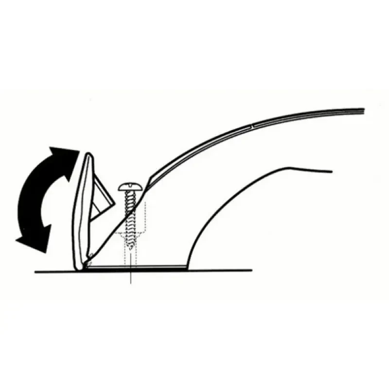 Attwood Ручка черная