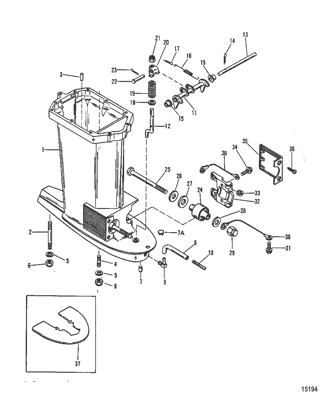 Корпус ведущего вала
